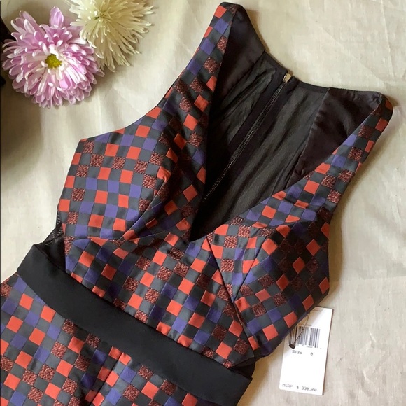 ABS by Allen Schwartz Vibrant Cocktail Dress - NWT - Picture 3 of 8